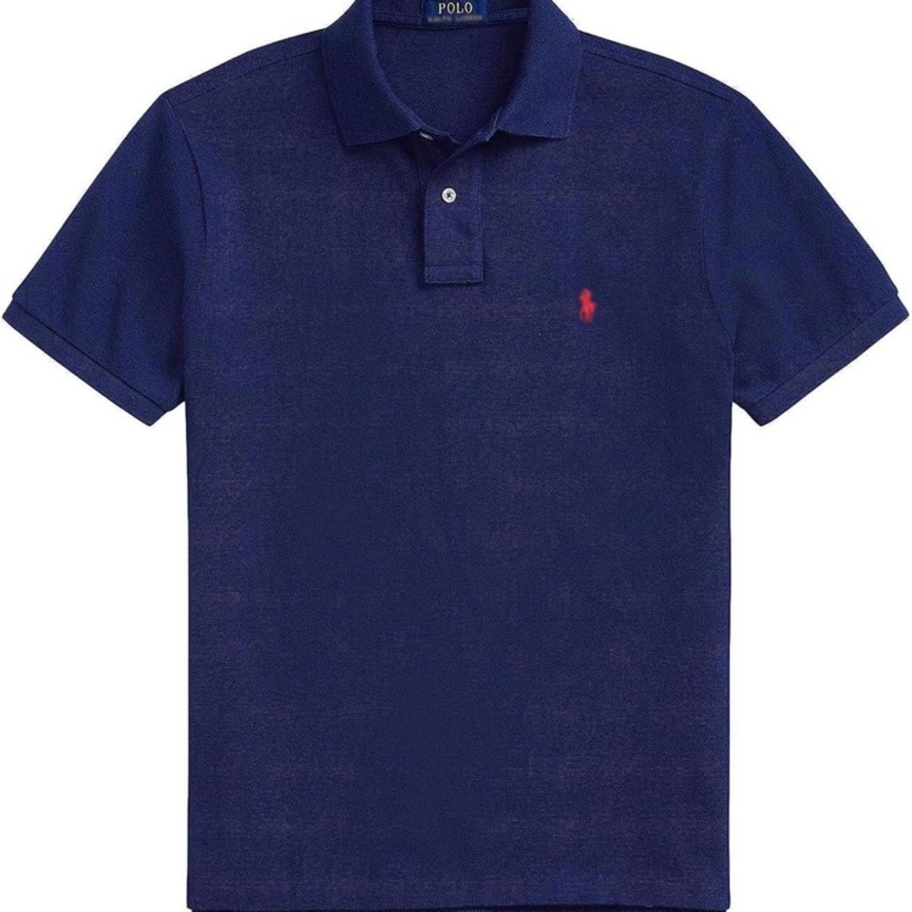 Men's Custom Classic Polo Shirt Short Sleeve for Outdoor Golf Tennis Polo